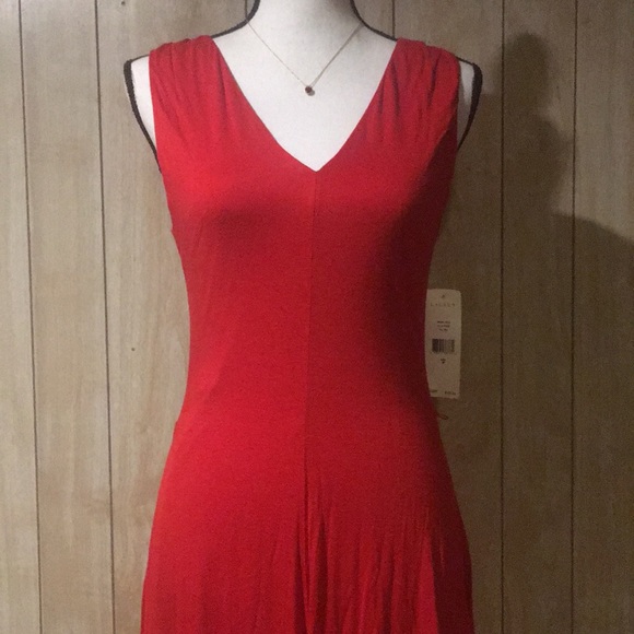 Fall Red Dress - Picture 3 of 7